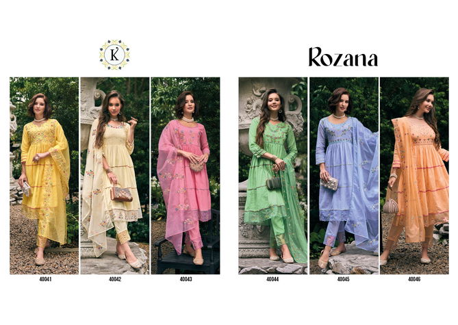 Kailee Rozana 40041-40046 Wholesale Readymade Catalog